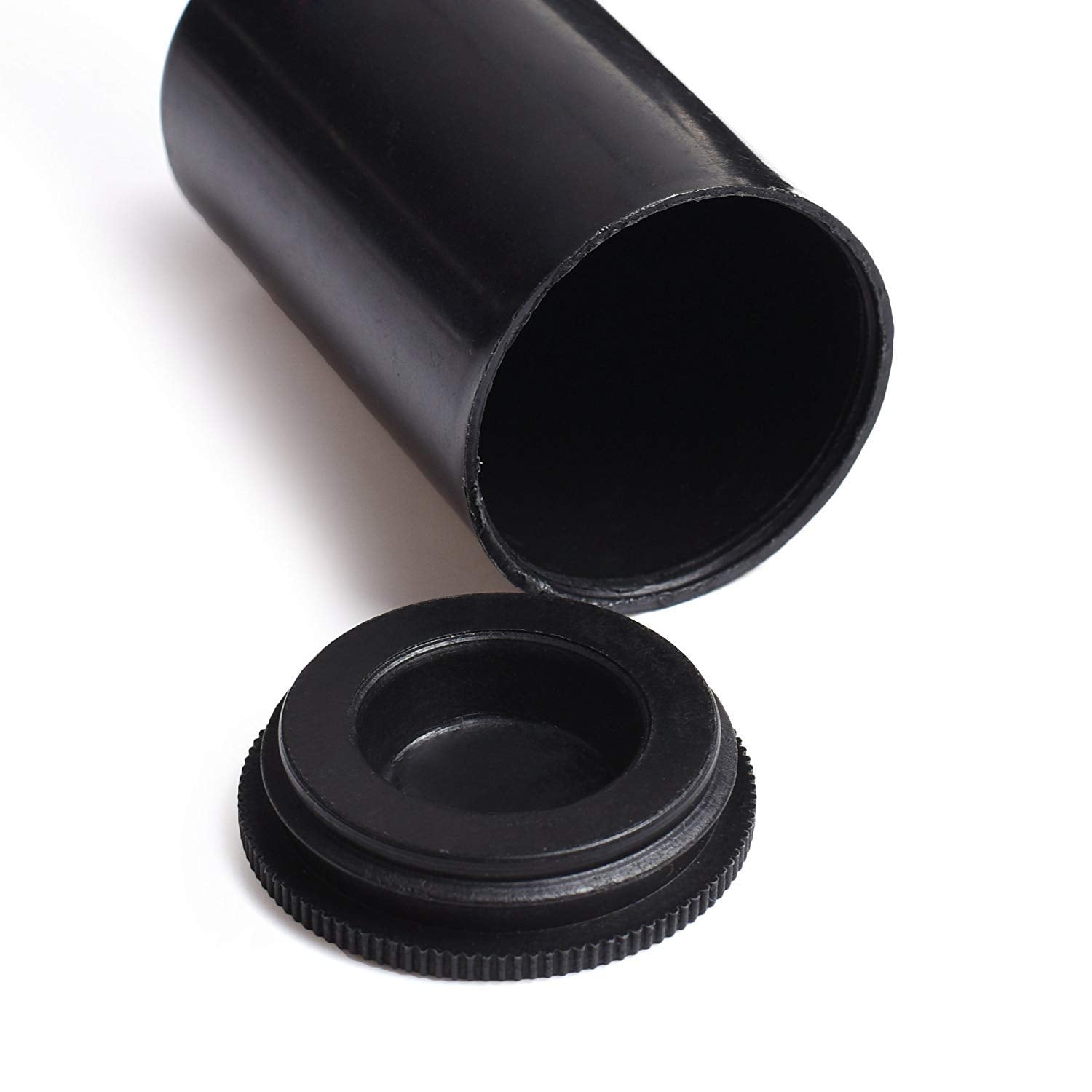 Akiro Film Canisters With Caps 35 Mm Empty Camera Reel Storage Containers Case Plastic Storage 15 Pack Black
