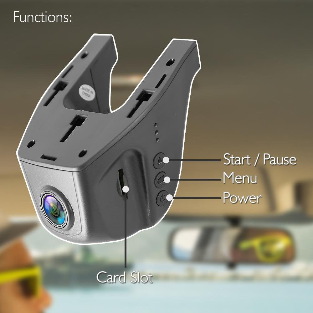 Pyle Wifi Hd Car Dash Camera   Upgraded 1080P Dashboard Video Cam Recorder System W/ Night Vision Support 32Gb   Built In Microp