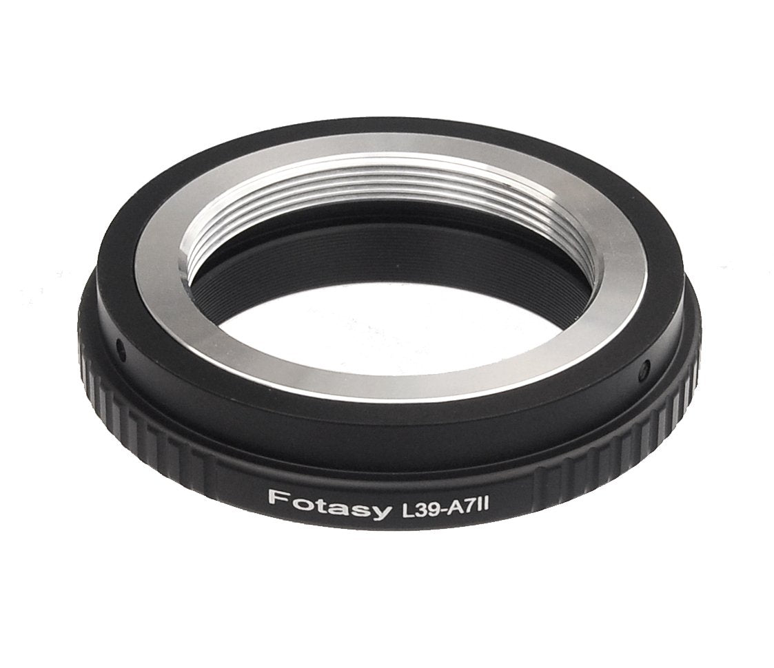 Fotasy Copper Adjustable Leica M39 Lens to E Mount Adapter, LTM 39mm FE Mount, Compatible with Sony a7 a7R a7s II III IV a9 a7c 