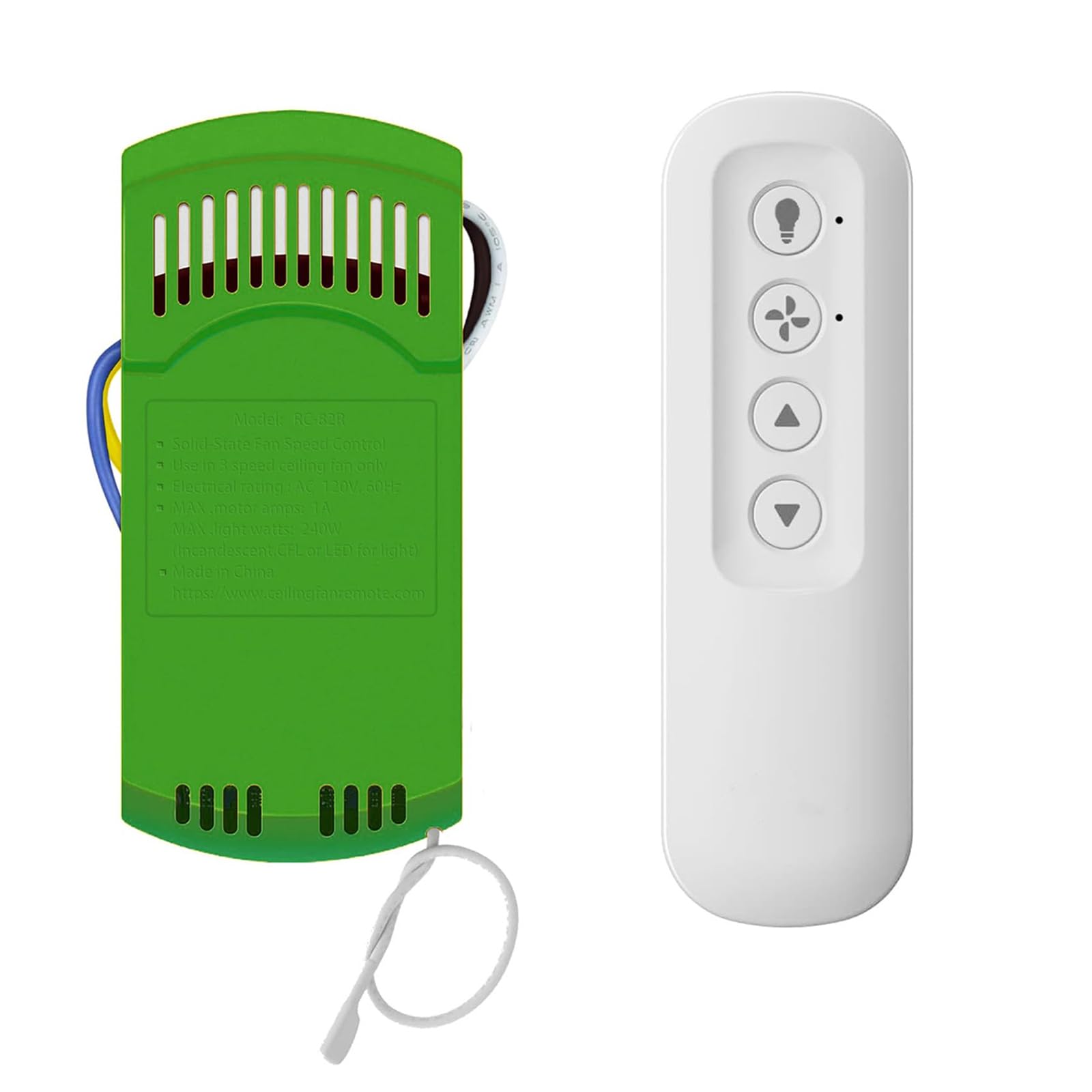 99770 Ceiling Fan Remote Control Kit Replacement for Hampton Bay Harbor Breeze 99770 99813 99815 99384 99772 99122 99123 99600,3