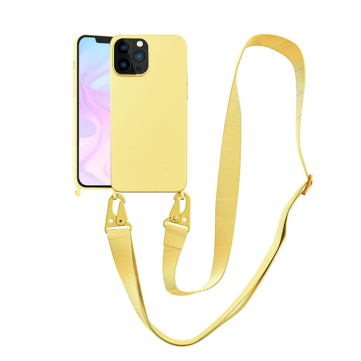 Voodirop Compatible With Iphone 13 Pro Max Case, Crossbody Phone Case With Strap Neck Lanyard Adjustable, Shockproof Drop Protec