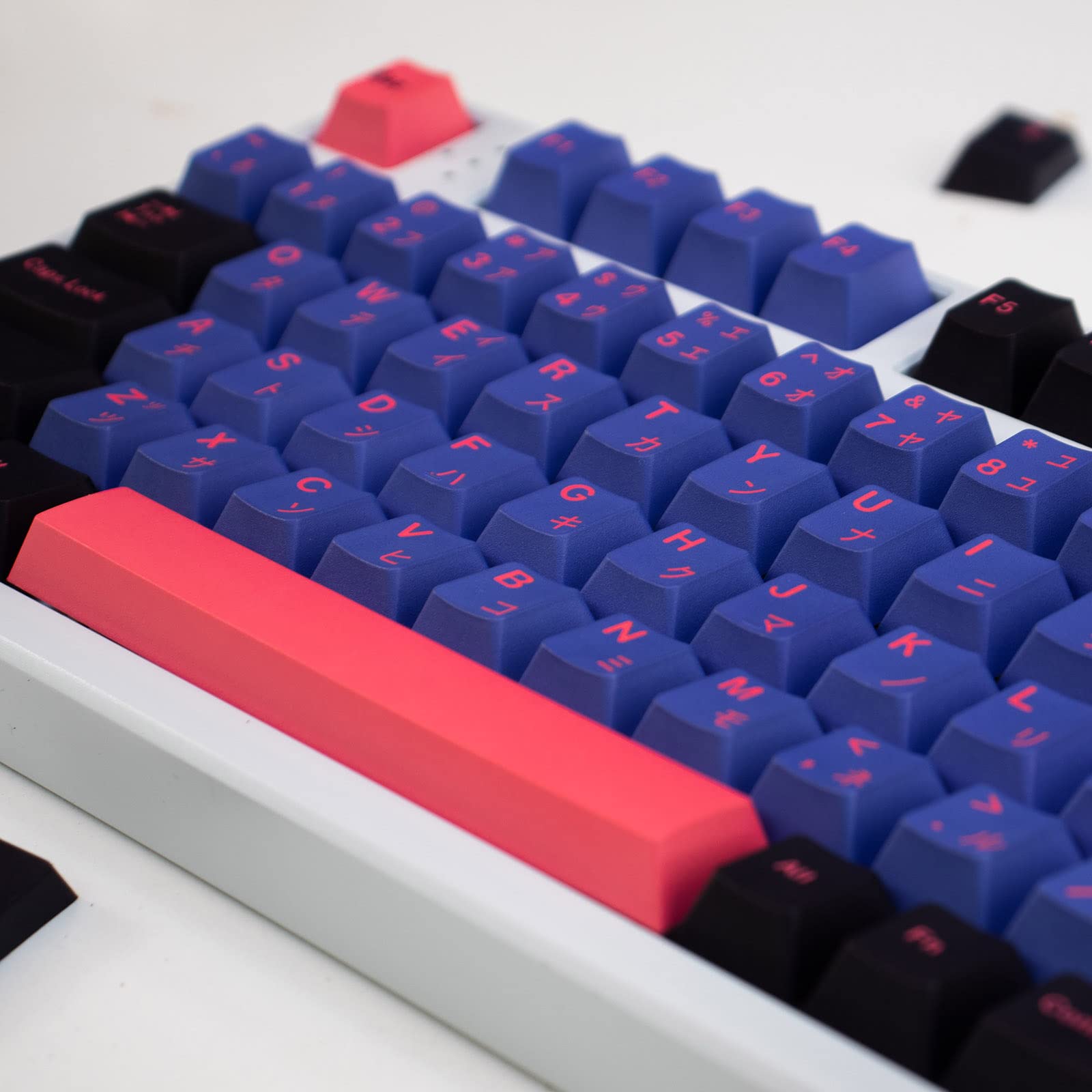 Pbt Black Purple Keycaps Cherry Profile Ninja Japanese Keycaps Set 138 Keys Custom Keycaps For Cherry Mx Gateron Kailh Switches