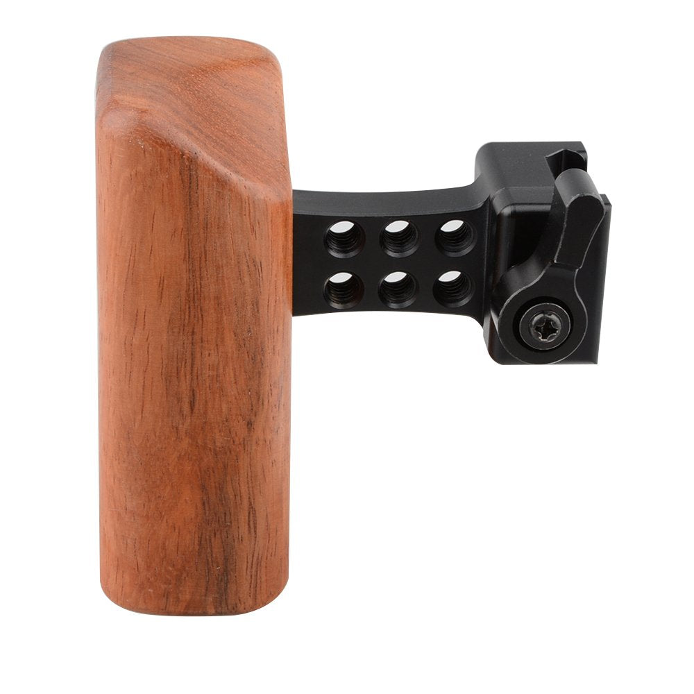 Camvate Dslr Wood Wooden Nato Handle Grip (Left Hand)   1537