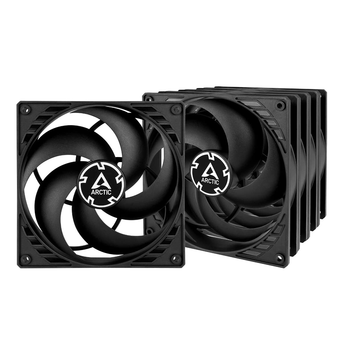 Arctic P14 (5 Pack)   140 Mm Case Fan, Pressure Optimised, Quiet Motor, Computer, Fan Speed: 1700 Rpm   Black