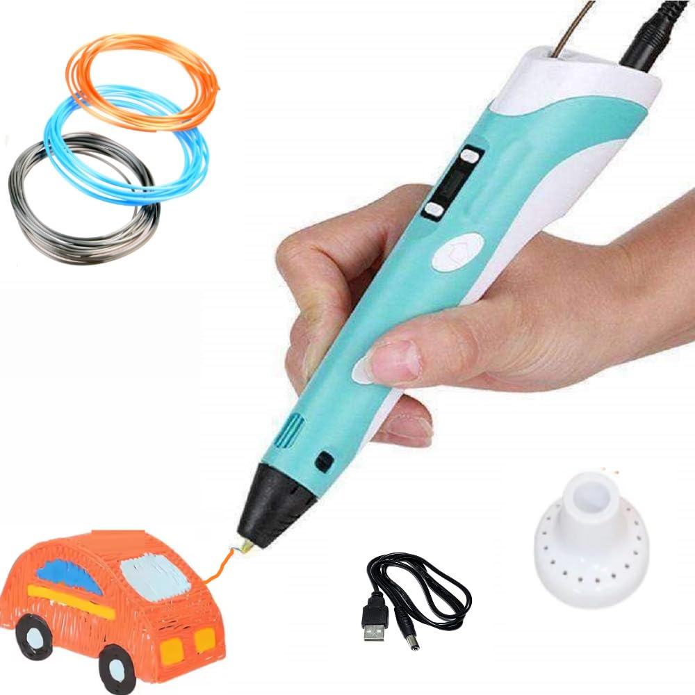 Kammateswara 3D Pen For Kids And AdultsProfessional 3D Printing Pen With Pla Filament,Adjustable Speed And Temperature,Lcd Disp