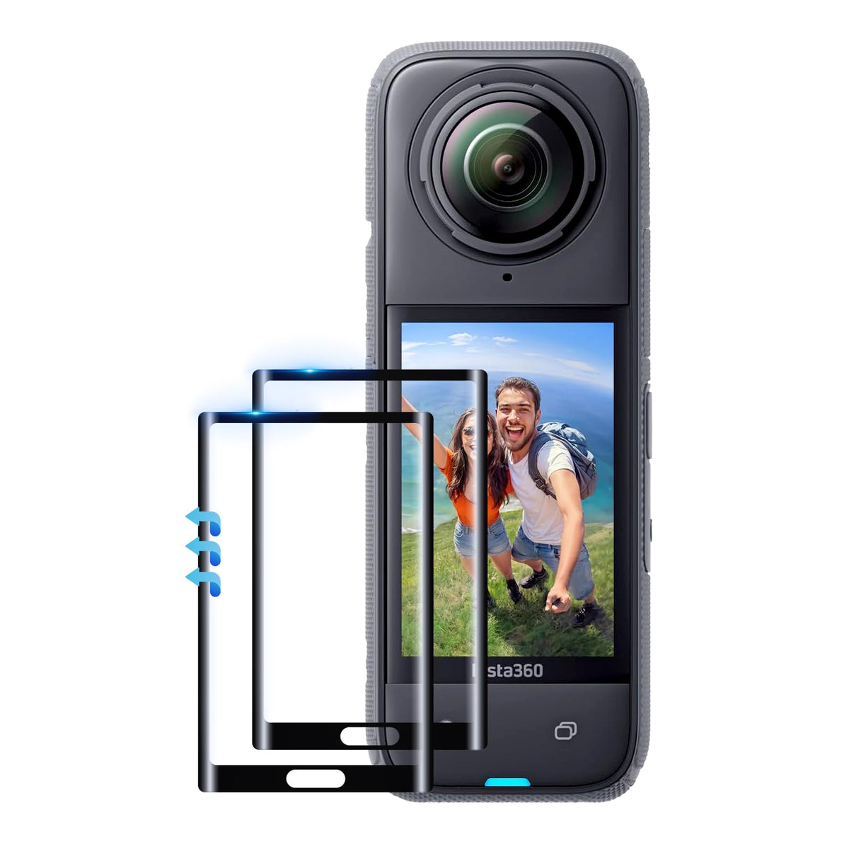 2 Pack Insta 360 X4 Screen Protector Film,Insta360 X4 Screen Protector For Insta360 X4 Accessories,Curved Edges For Seamless Fit
