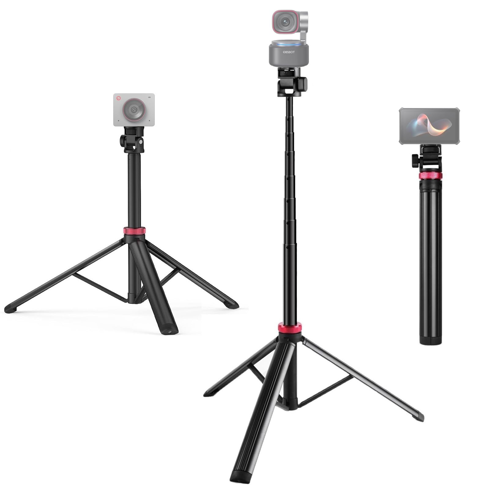 80 Tiny3 Webcam Floor Tripod Holder,WebcamTripod Stand for OBSBOT Tiny 3,Tiny 3 Lite,Meet2,Tiny 2 Liet, Tiny 2,Meet SE,Tail