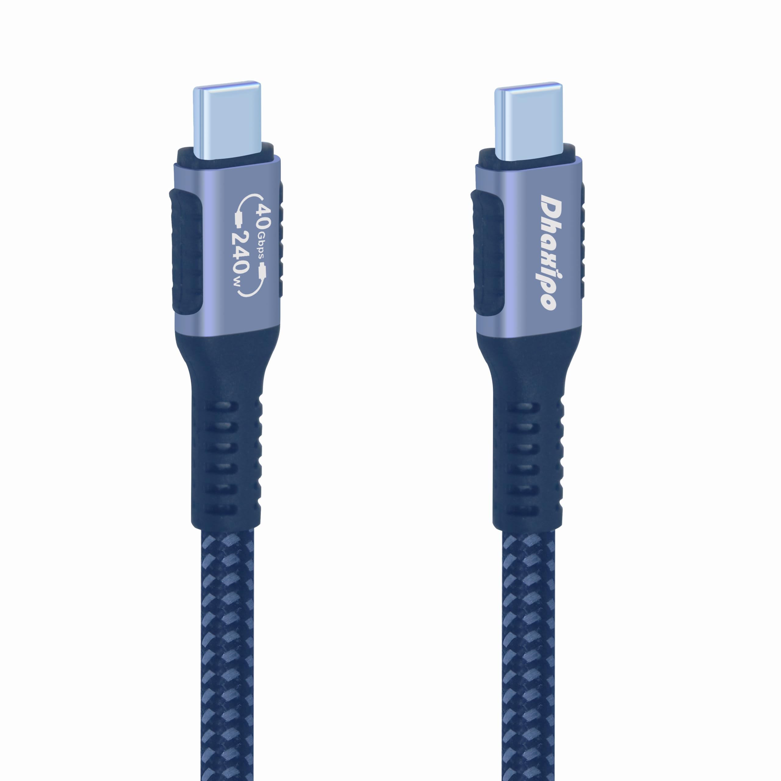 Dhaxipo Usb 4 For Thunderbolt 4 Cable 4Ft, 40 Gbps Data Transfer With 240W And 4K@144Hz 5K@ 60Hz Or 8K@30Hz,Compatible With Thun
