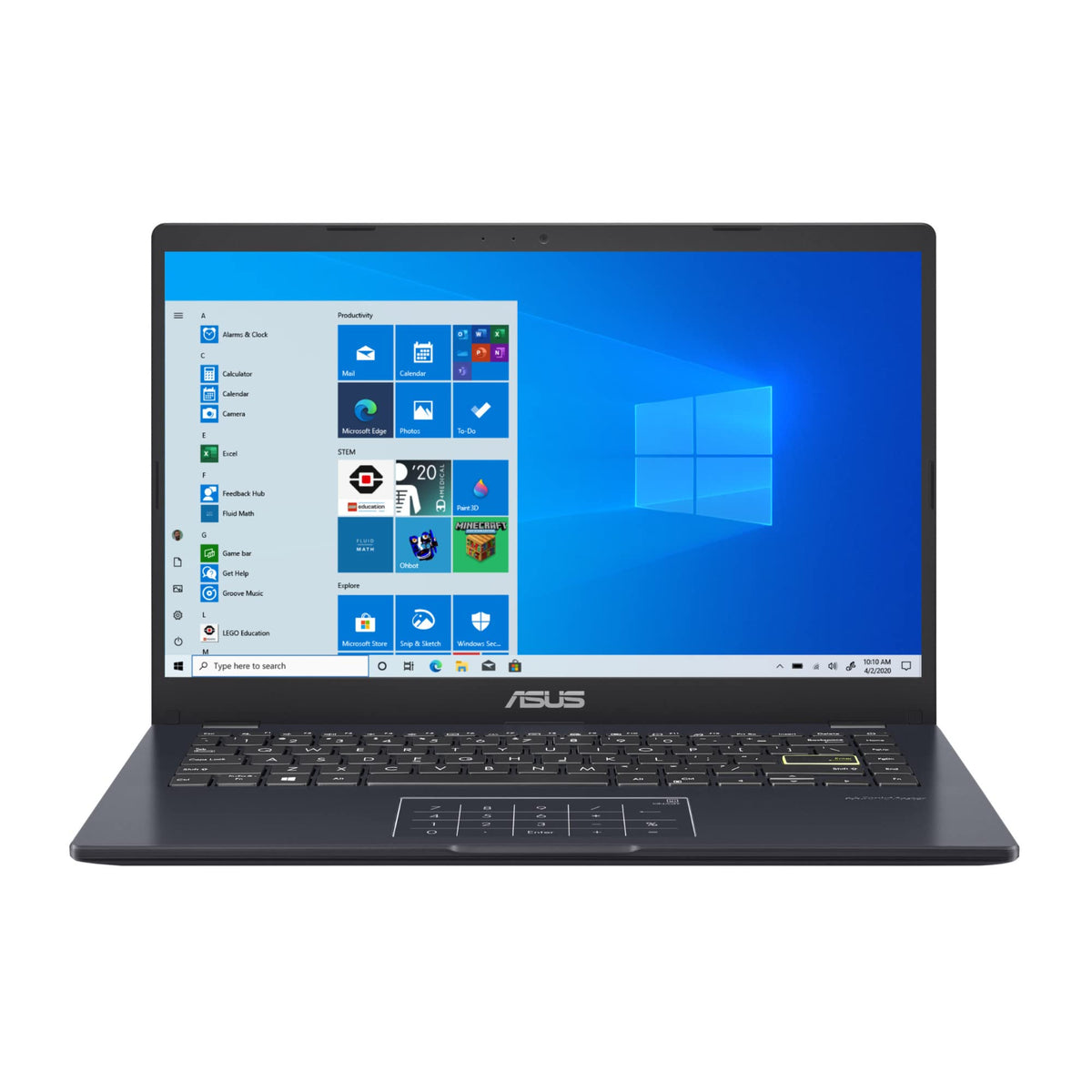Asus E410 Intel Celeron N4020 4Gb 64Gb 14 Inch Hd Led Win 10 Laptop (Star Black)