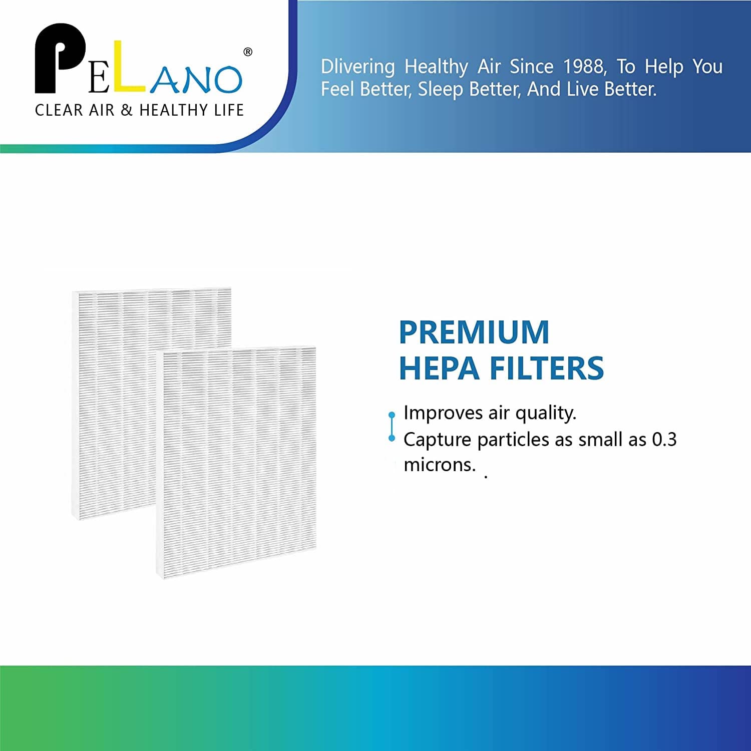 2Pack C545 Hepa Replacement Filter Compatible For Winix C545, Hepa Filter S, Part Number 1712 0096 00 And 2522 0058 00