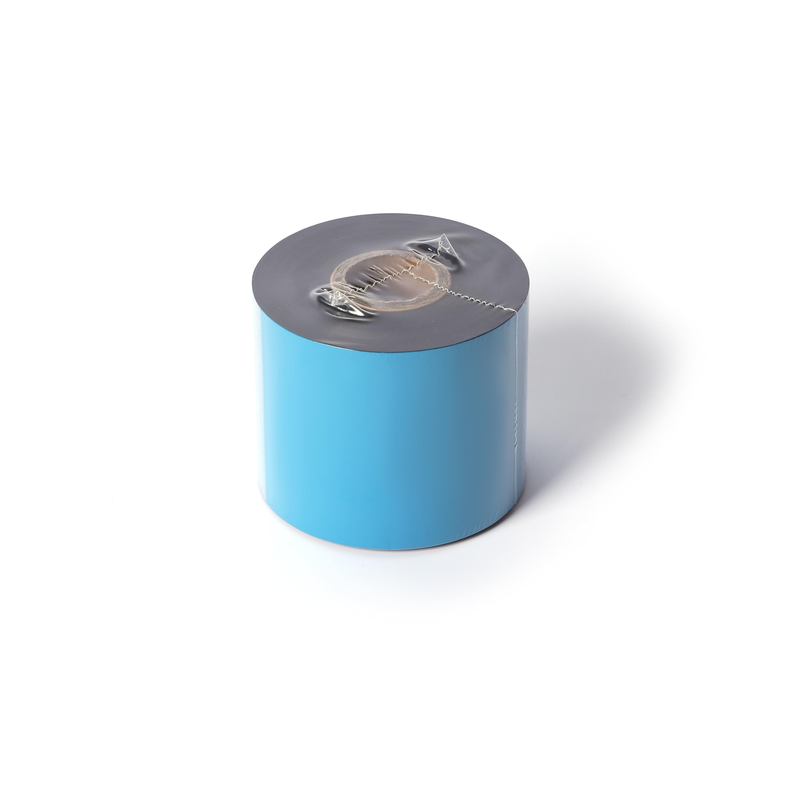 2.52'' X 1476' Premium Resin Enhanced Wax Ribbon, 64Mm X 450M Black Thermal Transfer Ribbon, Barcode Thermal Label Printer Ribbo