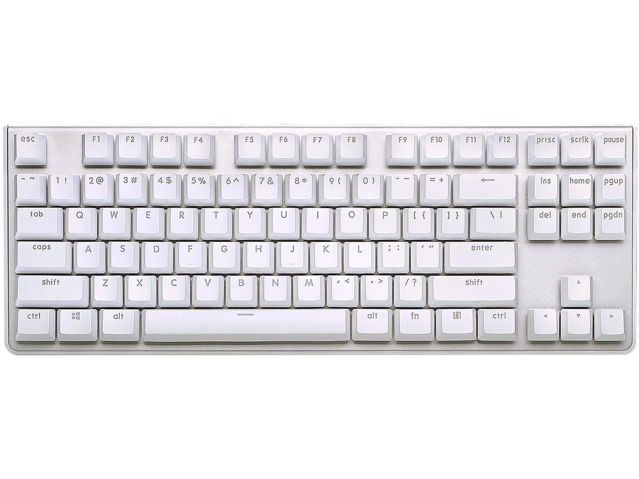 G.Skill Usb Km360 Professional Tenkeyless Mechanical Keyboard, Cherry Mx Red, Abs Dual Injection Keycap, (White)