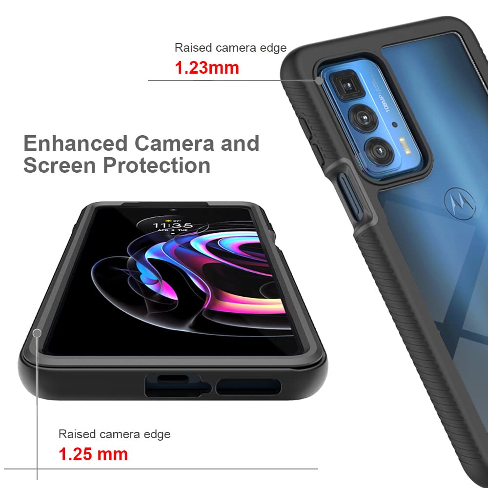 Case For Motorola Moto Edge 20 Pro Case Cover,Anti Fall And Shock Absorbing Protective Cover Case For Motorola Moto Edge S Pro 5