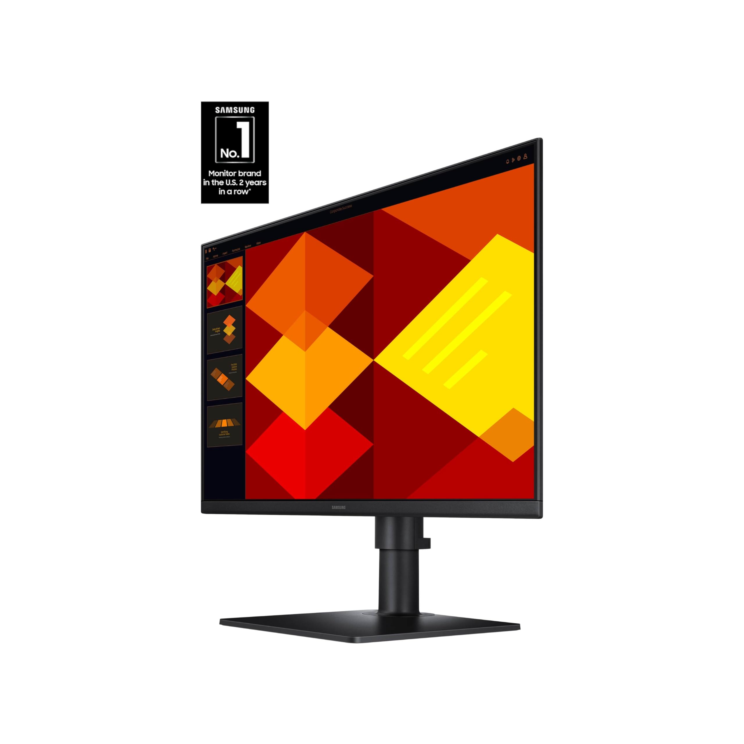 Samsung 24    (S40Gd) Borderless Business Monitor With Ips Panel, 100Hz Refresh Rate, Eye Saver Mode, Ergonomic Design, Game Pic