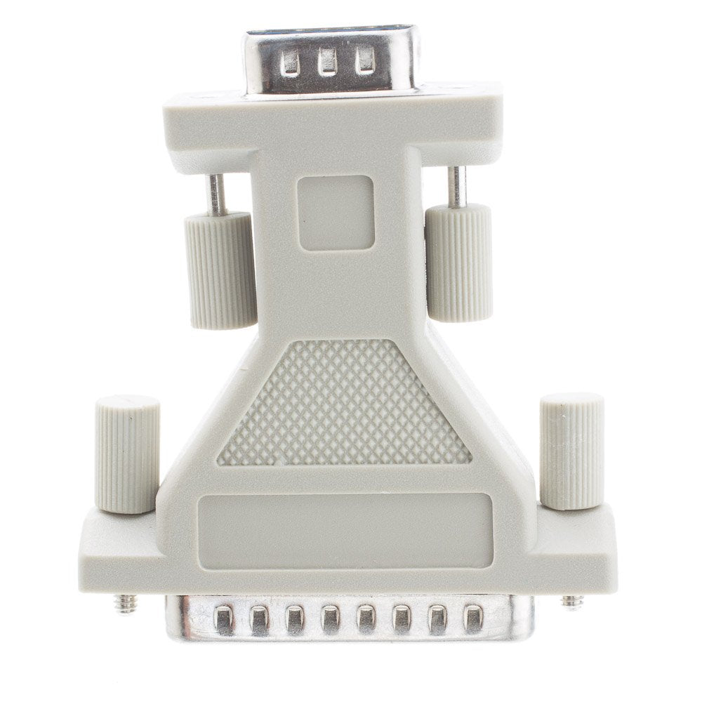 Cablewholesale Gray Serial/At Modem Adapter   Employ This Adapter For Converting A Db9 Modem Cable To A Db25 Modem Cable