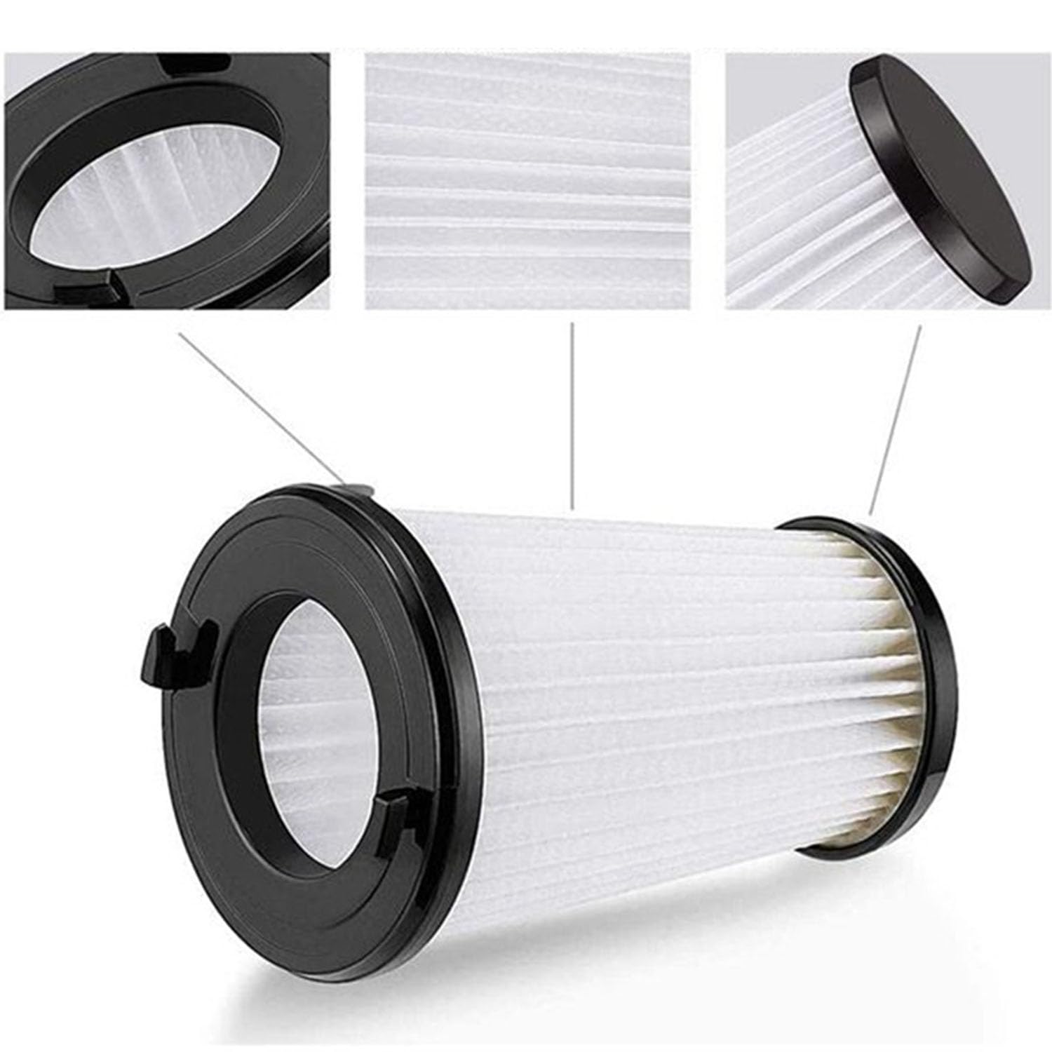 6 Pack Replacement Vaf 1 Vacuum Filters Compatible With Electrolux Ergorapido Stick Vacuum Cleaner Ehvs2510Aw Vs3510Ar(Standard&