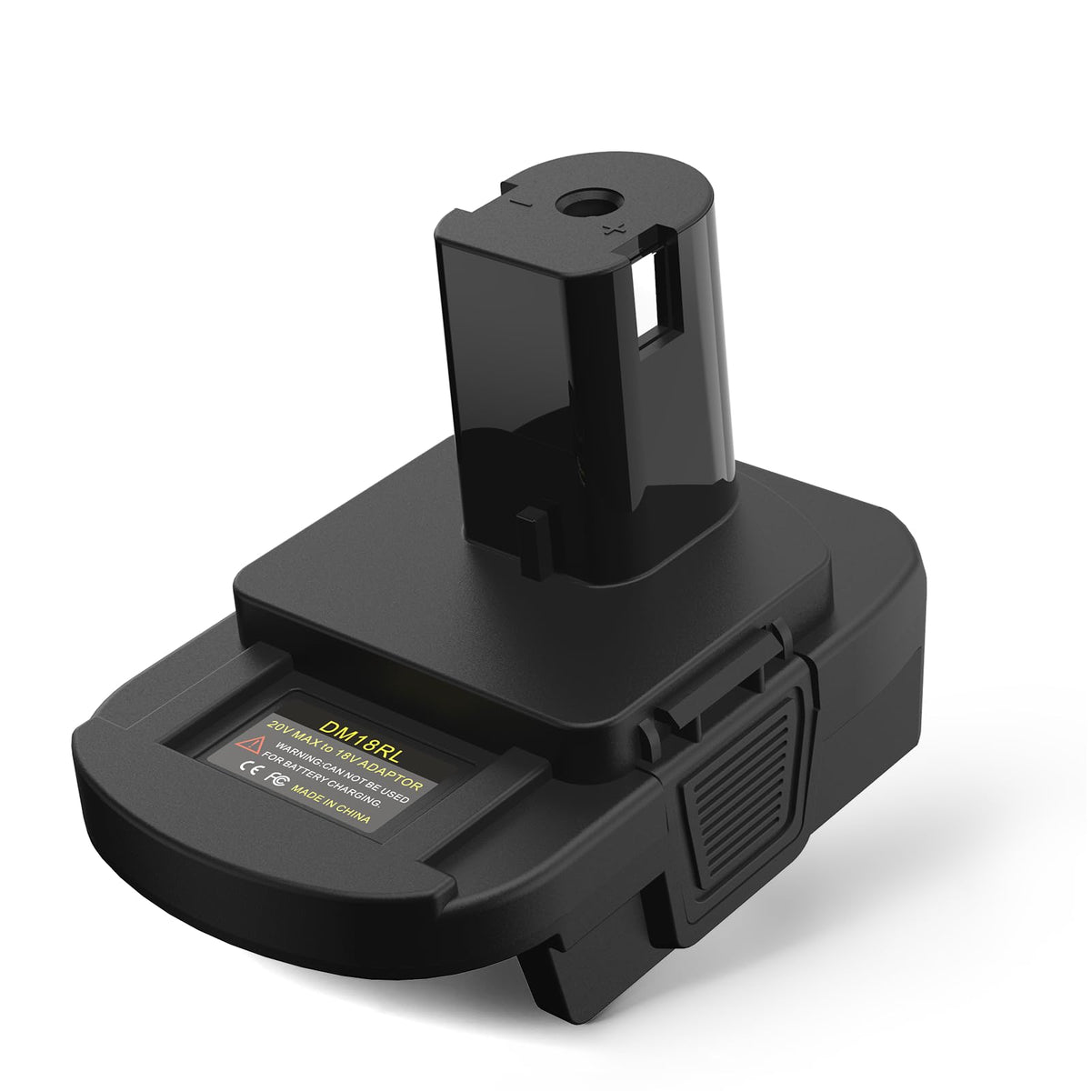 Dm18Rl Battery Adapter For Use With 18V R Yobi Tools   Converts De Walt 20V Or Mil Wau Kee 18V Batteries To R Yobi 18V Li Ion Ba