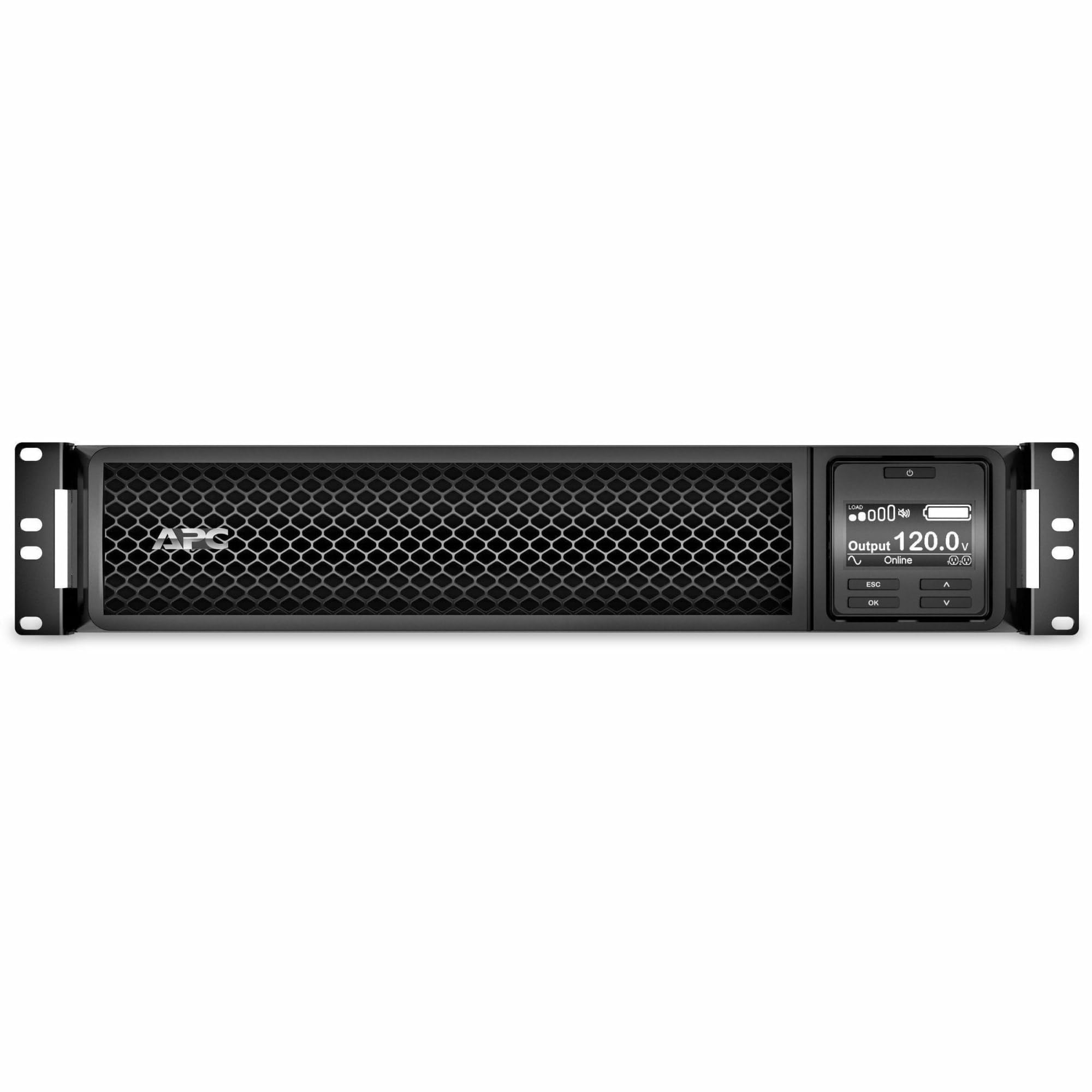Apc Smart-Ups Srt 1000Va/900W Rack-Mount 120V 2U 6X15R 480J Uninterrupted Power Supply