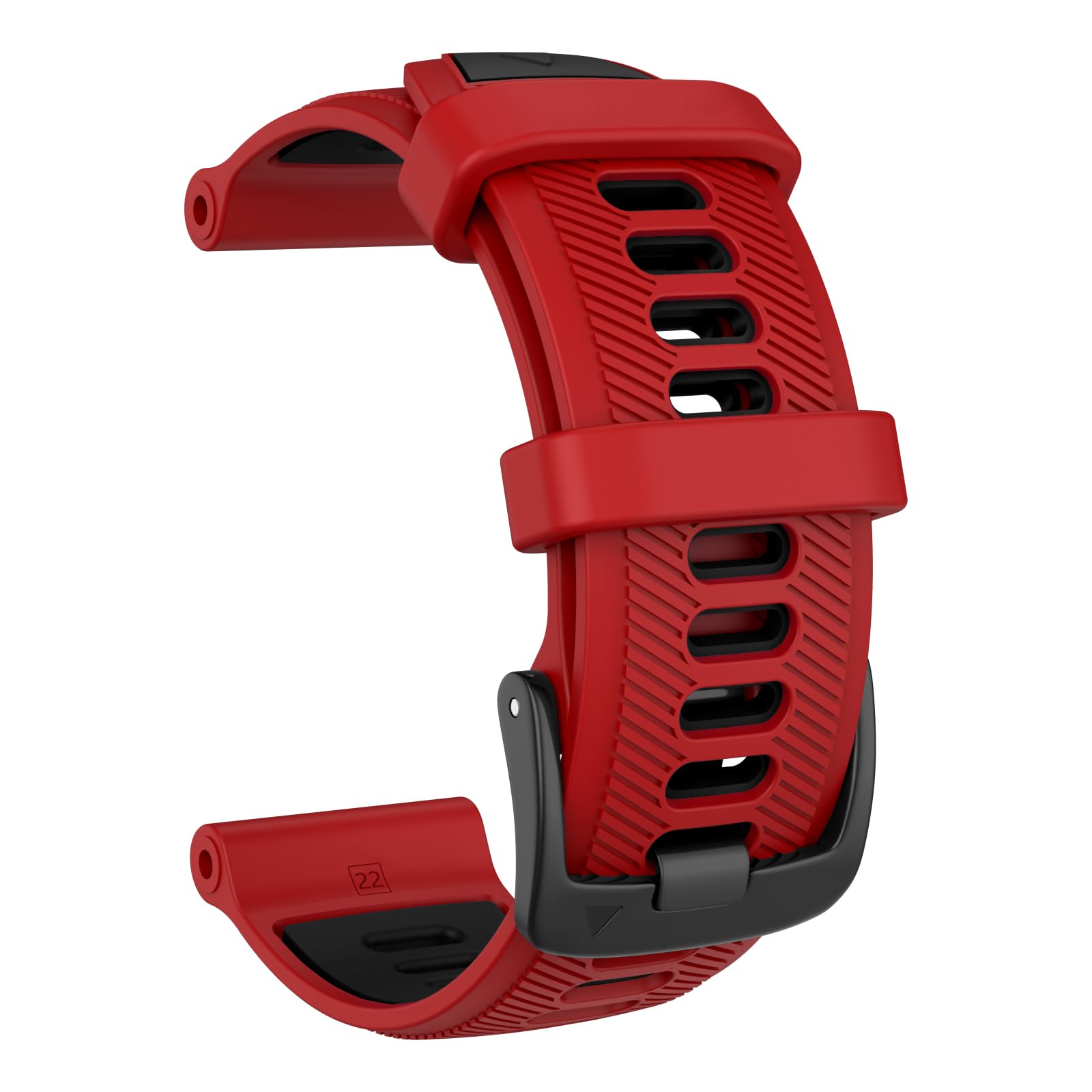 Isabake Watch Band For Garmin Forerunner 965/Forerunner 955/Forerunner 945/Forerunner 935,Soft Silicone 22Mm Replacement Bands C