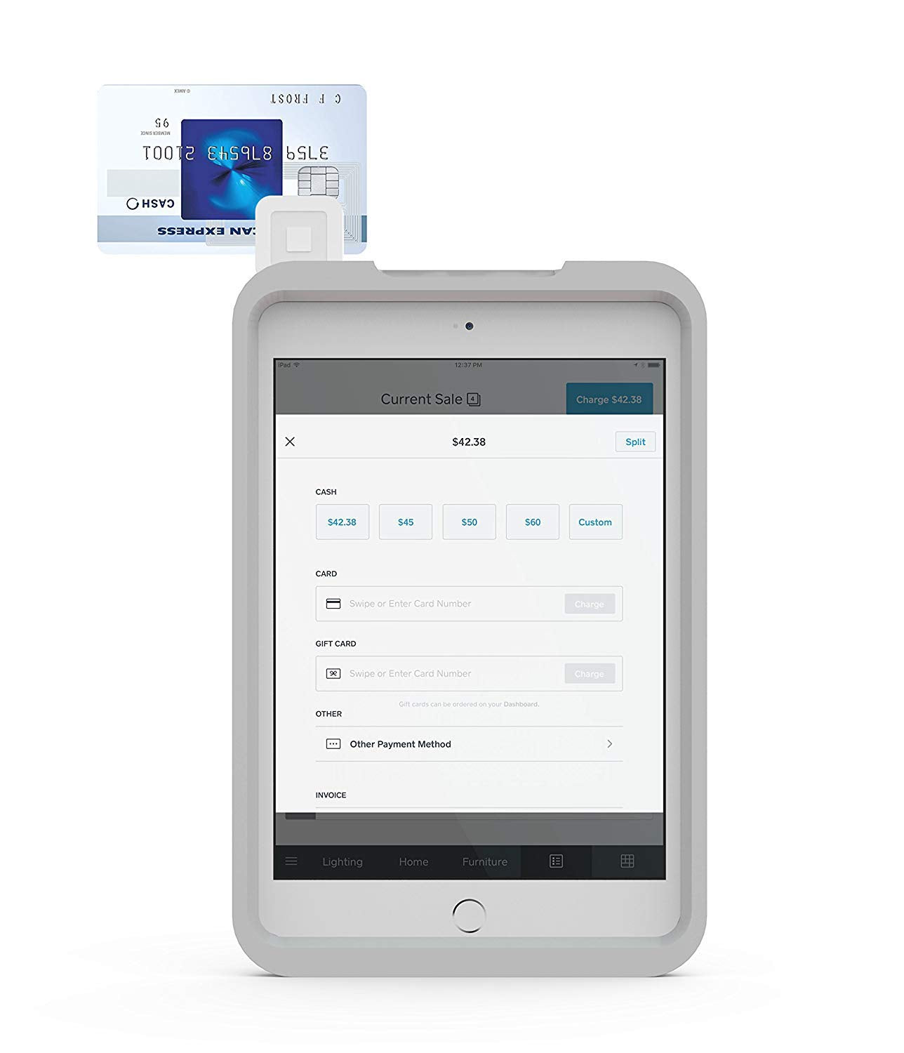 L7 Case For Square Reader And Ipad Mini (4Th & 5Th Generation)