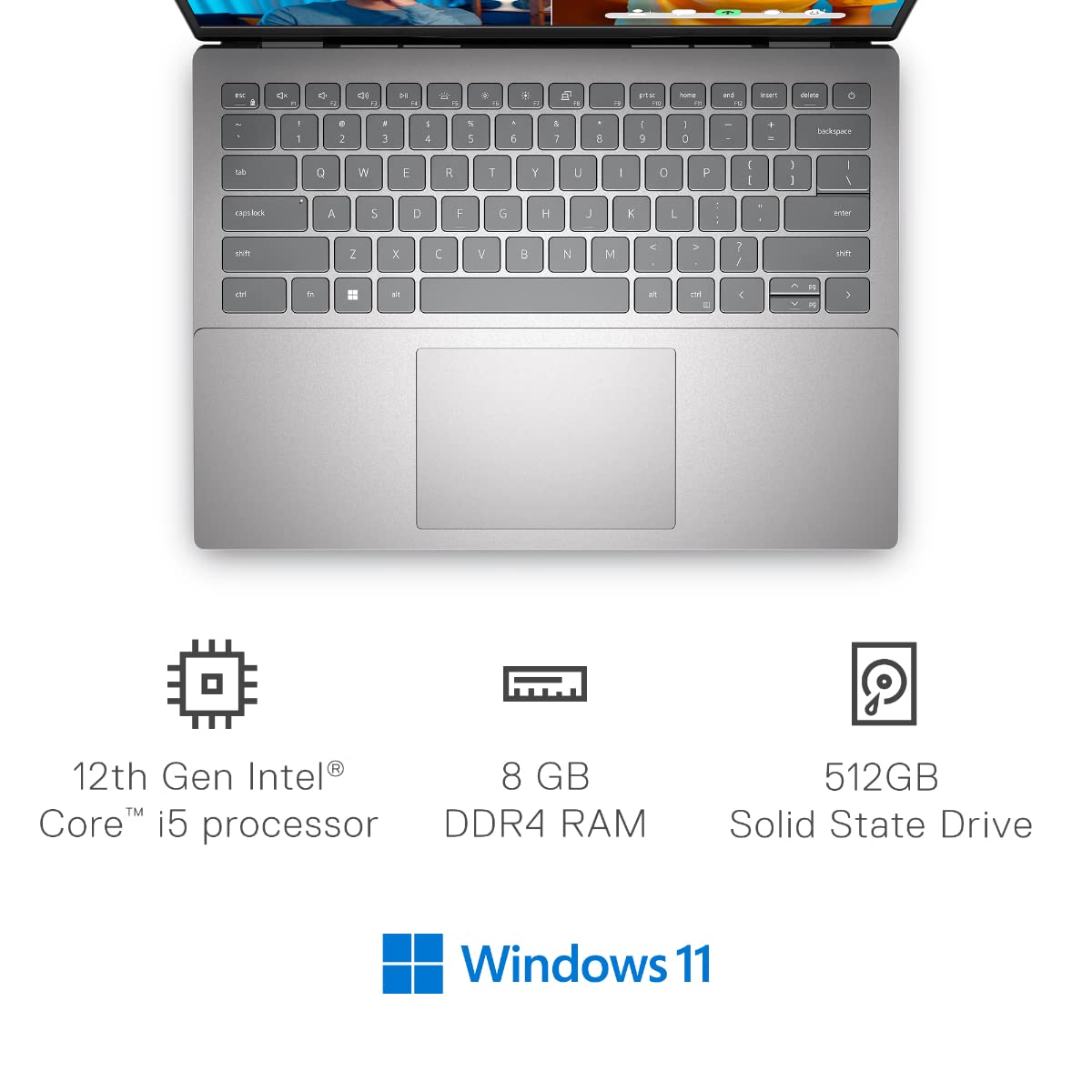 Dell Inspiron 14 5420 Notebook   14.0 Inch Non Touch Display, Intel Core I5 1235U, 8Gb Ddr4 Ram, 512Gb Ssd, Intel Uhd Graphics,