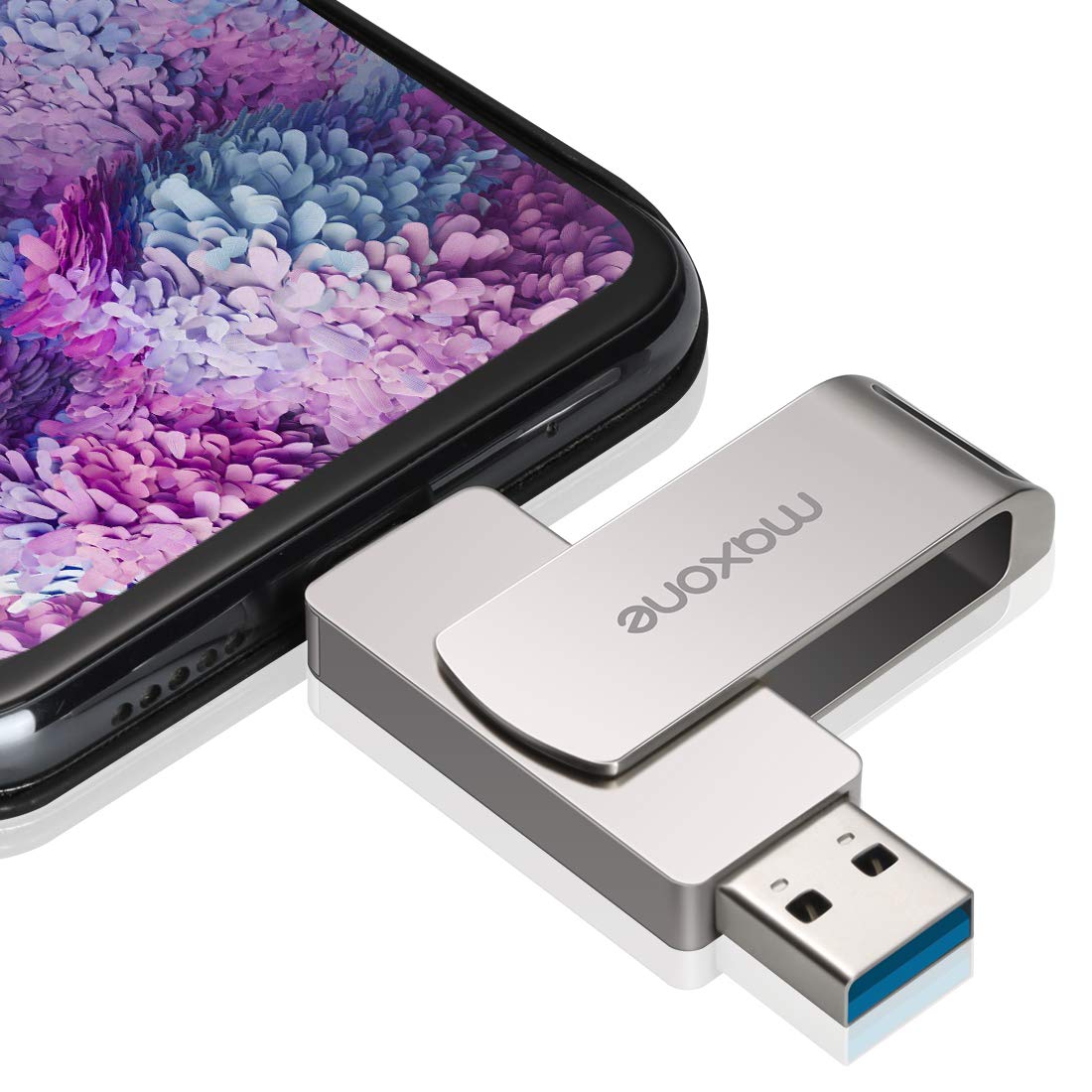 Maxone 128Gb Flash Drive Usb Type C Both 3.1 Tech   2 In 1 Dual Drive Memory Stick High Speed Otg For Android Smartphone Computer, Mac Book, Chromebook