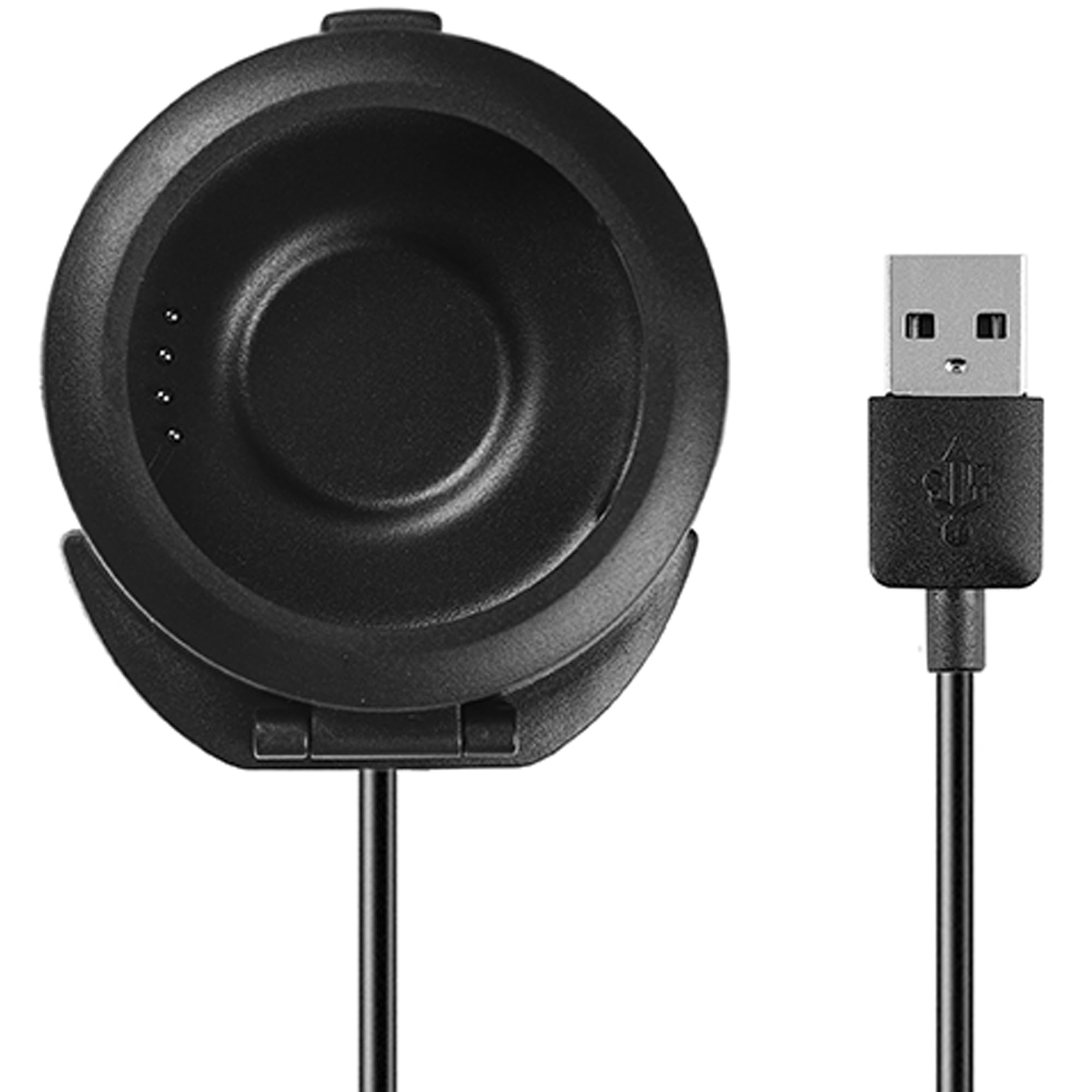 QHBAMD Charging Cable Dock Compatible for Huami Amazfit Stratos 2/2S A1609 Smart Watch, USB Type A, 100cm, Black