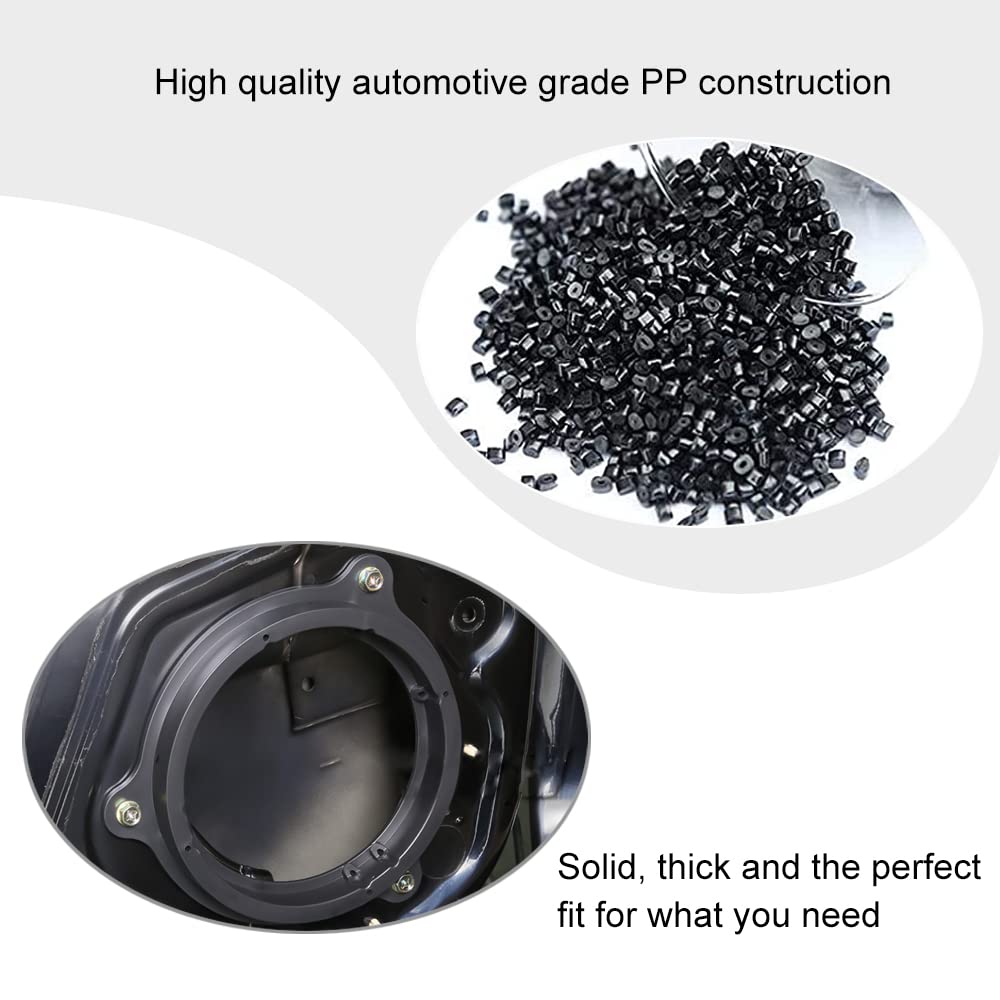 Reamtop 6.5 Inch Black Plastic Speaker Adapter Bracket Ring For Nissan / Infiniti