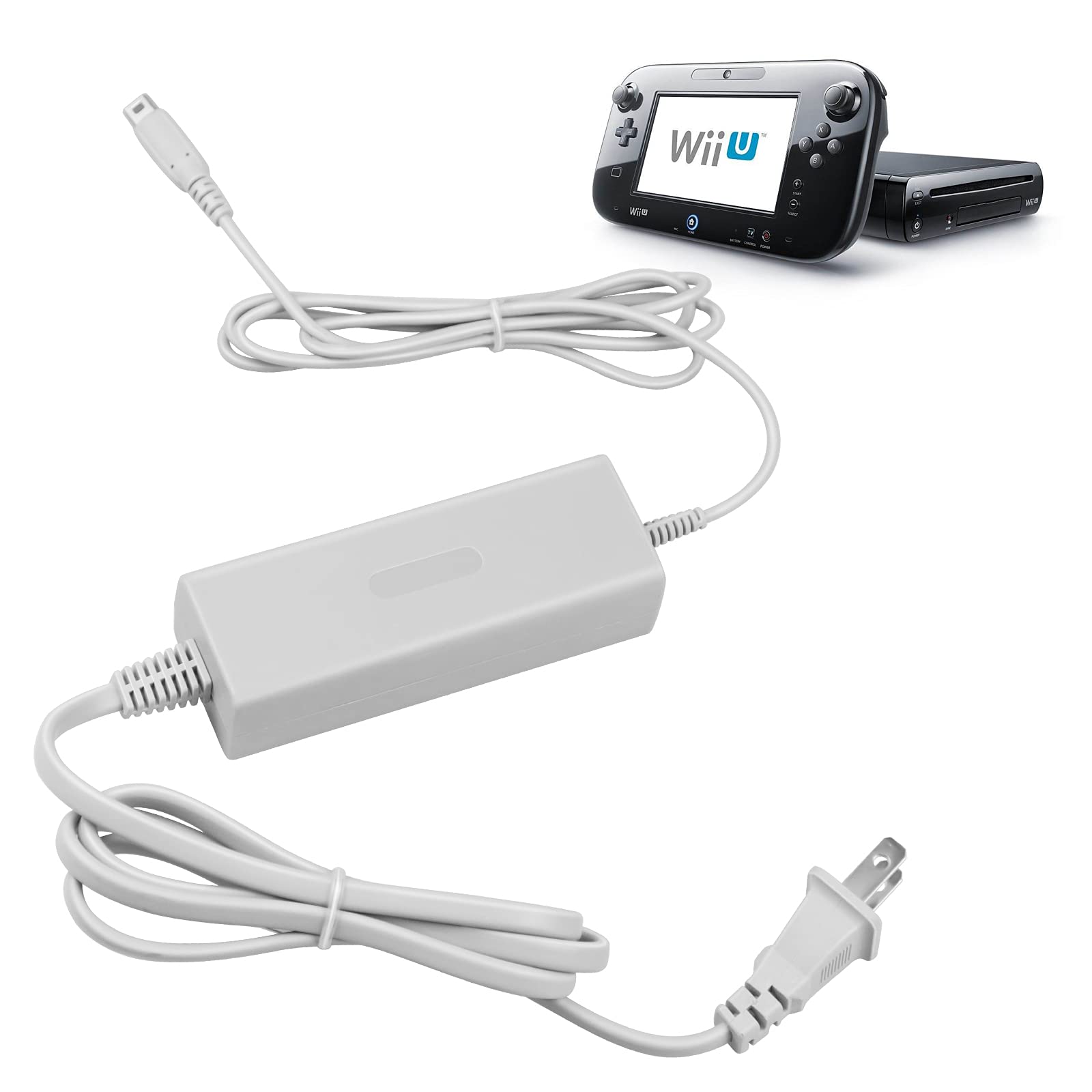 Wii U Gamepad Charger, Wii U Gamepad Ac Adapter Charging Cable Cord For Nintendo Wii U Gamepad Controller