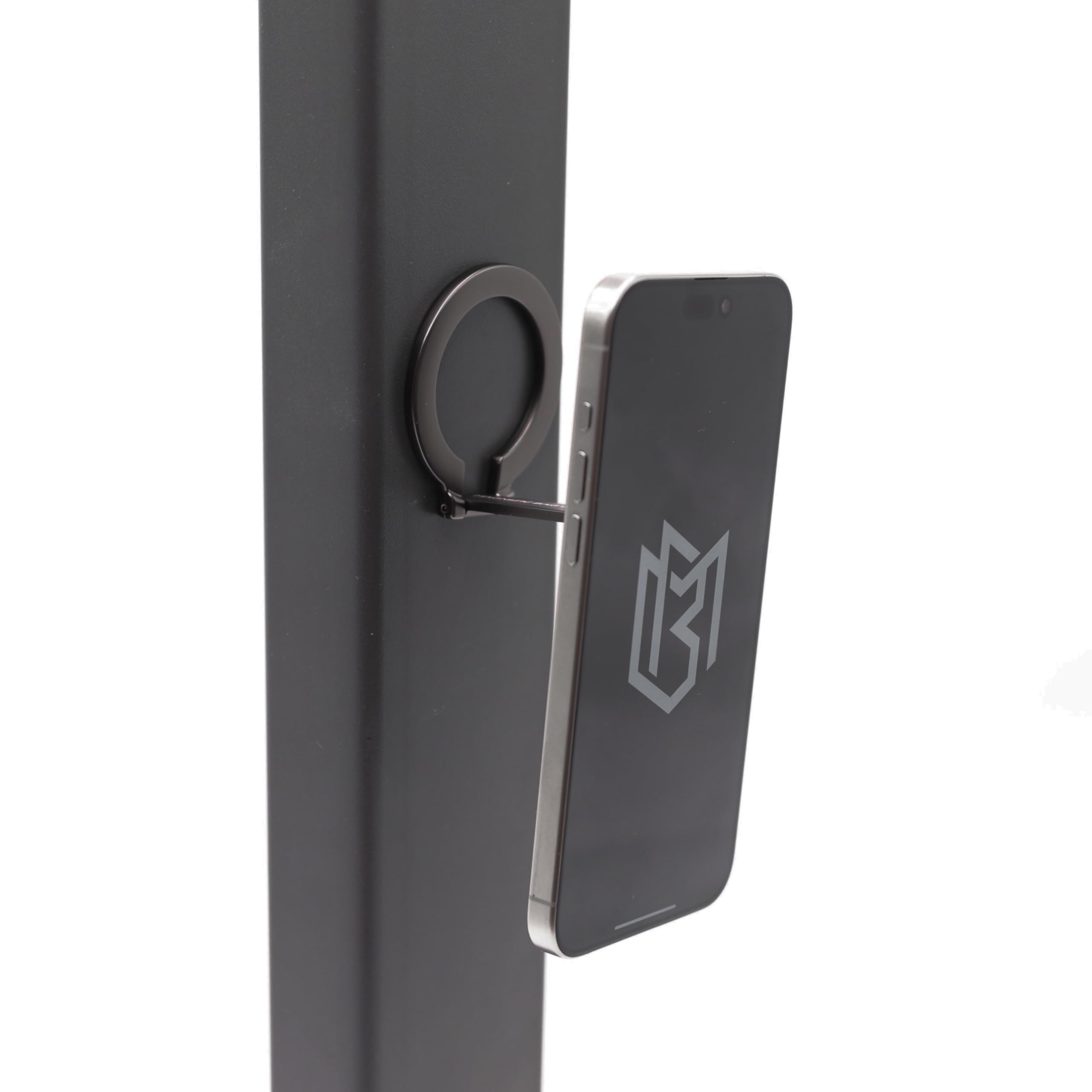 Magnetic Bag Company - Double Magnetic Ring Phone Holder, Compatible With Magsafe, Dual-Sided Mount For Iphone 16/15/14/13/12 Se