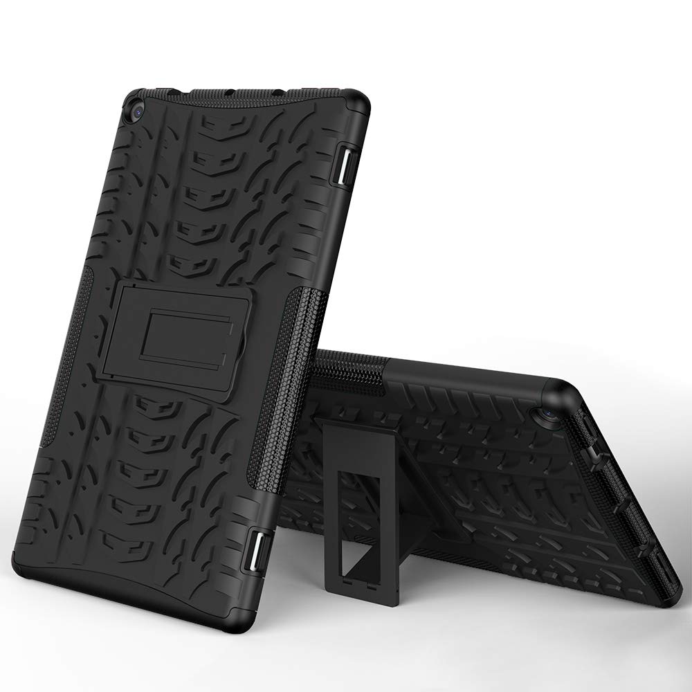 Roiskin Kickstand Case 2 Layer Heavy Duty Shockproof Kids Cover For 2019/2017 Release Tablet 10 & 10 Plus Case 9Th/7Th Generatio