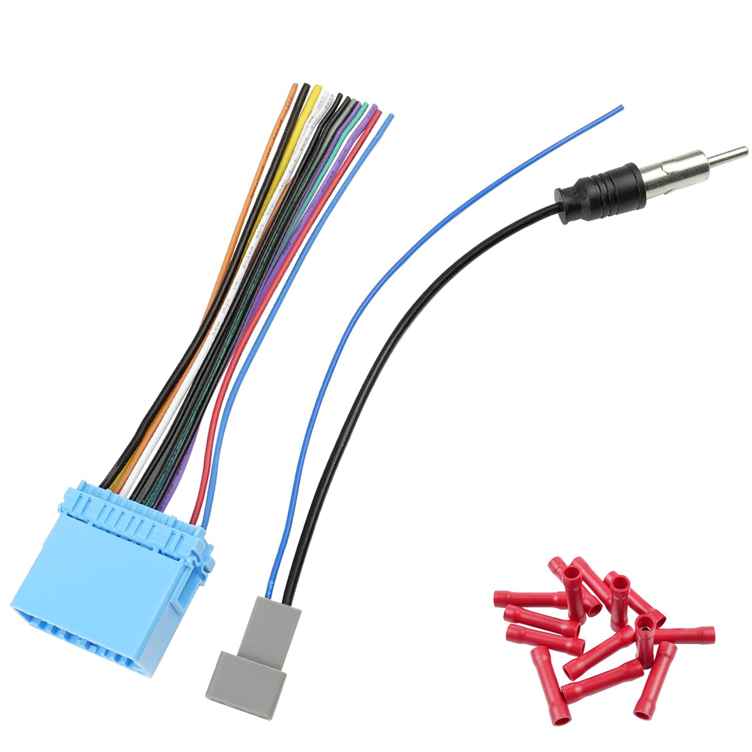 Jayubein Radio Wiring Harness Replacement For Honda Accord Civic Crv Odyssey Insight Pilot Element Ridgeline 20Pin Stereo Wire H