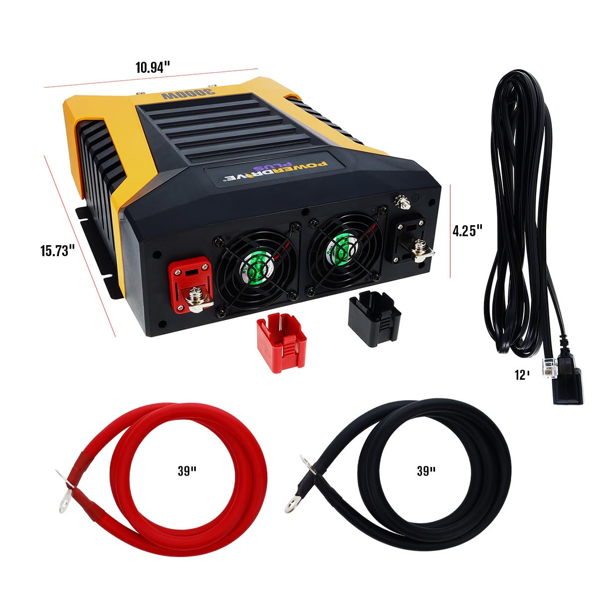 Powerdrive Pwd3000P 3000 Watt Power Inverter With Bluetooth Technology