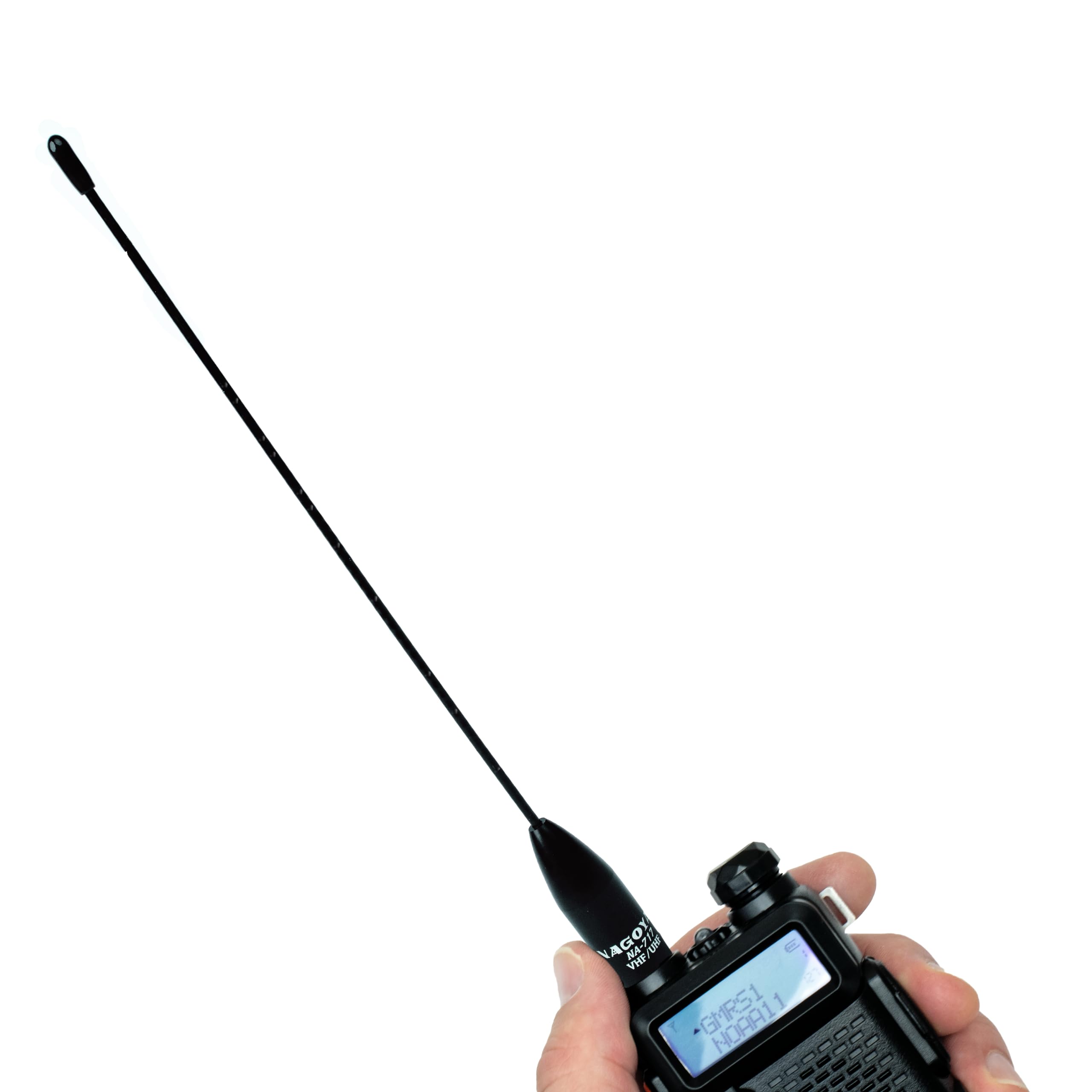 Authentic Genuine Nagoya Na 717 8.5 Inch Super Whip Vhf/Uhf (144/430Mhz) Antenna Sma Female For Btech And Baofeng Radios