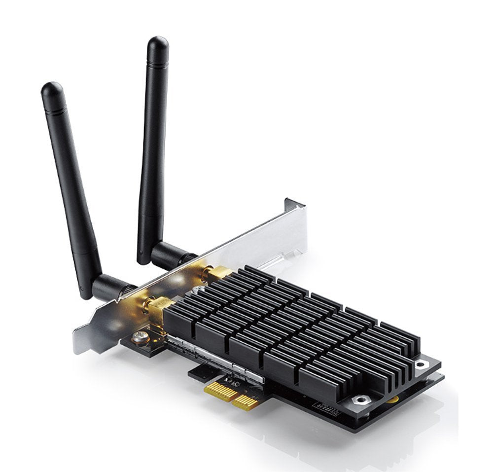 TP-Link Archer T6E AC1300 Dual Band PCIe WiFi Card - Low Profile, Long Range, Black, Supports Windows 10/8.1/8/7/XP
