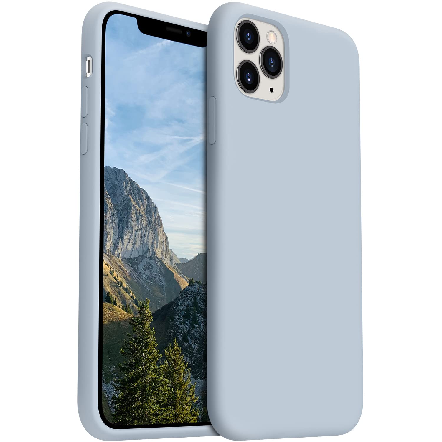 Aotesier For Iphone 11 Pro Max Case, [Silicone Soft Touch Series] Premium Soft Silicone Rubber Full Body Protective Bumper Case