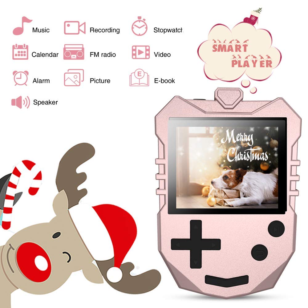 Agptek Mp3 Player For Kids, Portable 8Gb Music Player With Built In Speaker, Fm Radio, Voice Recorder, Expandable Up To 128Gb, R