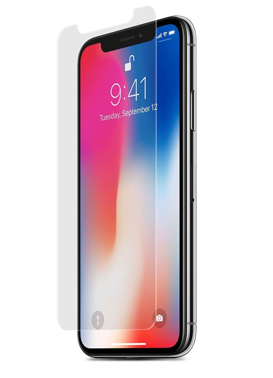 PureGear HD Ultra Clear Tempered Glass Screen Protector for iPhone XS/X, 9H Hardness, Premium Protection Shield, Touch Swipe Precision, Case-Friendly (No Tray)