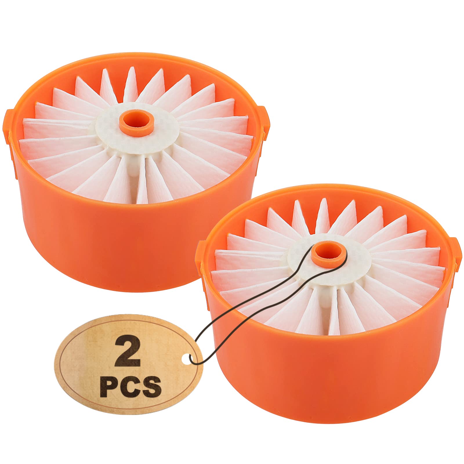 2 Pack Filter Element For Black + Decker Bsv2020G And Bsv2020P Bsvf1 Powerseries Extreme Wireless Vacuum Cleaner Accessory, Repl