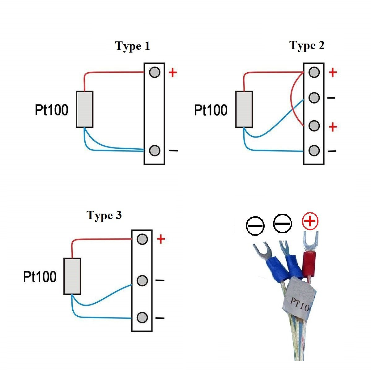 Waterproof Rtd Pt100 Temperature Sensor   Jaybva Stainless Steel 3 Wire Thermistor Probe For Pid Temperature Controller Npt 1/4'
