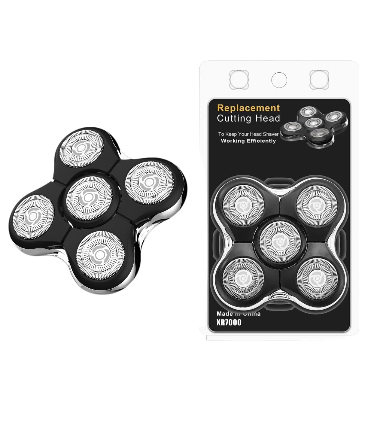 Pro Blades Shaver Replacement Head Compatible With Remington Balder Head Shaver Model Xr7000,Stainless Steel Replacement Blades