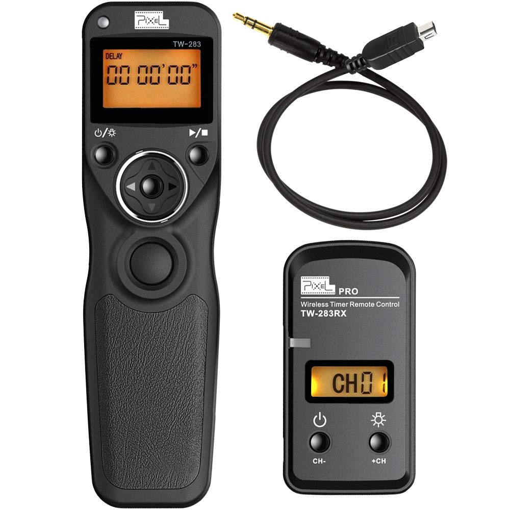Pixel DSLR Camera Wireless Shutter Release Timer Remote Control TW-283/DC2 for Nikon D3100 D3200 D3300 D5000 D5100 D5200 D5300 D