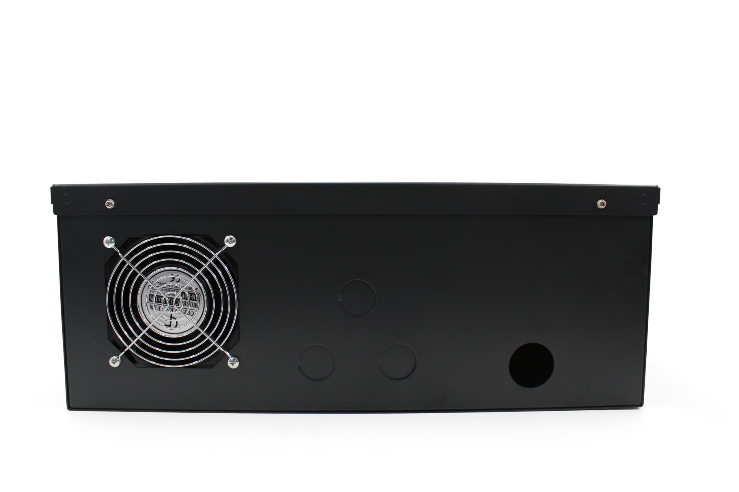 Ares Vision Heavy Duty Steel 21' X 24' X 8' Dvr/Pc/Tv Security Lock Box 16 Gauge Steel Walls, Lock & Key, Removable Top, And Exhaust Fan, Great For Securing All Computer And Hardware Devices.