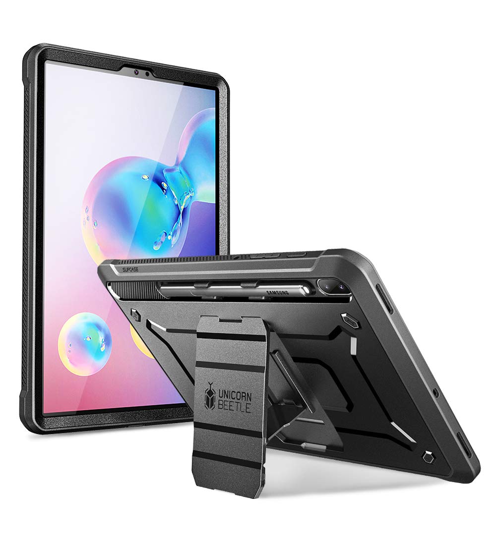 SUPCASE UB Pro Series Case for Galaxy Tab S6, with Built-in Screen Protector Full-Body Rugged Kickstand Protective Case for Gala