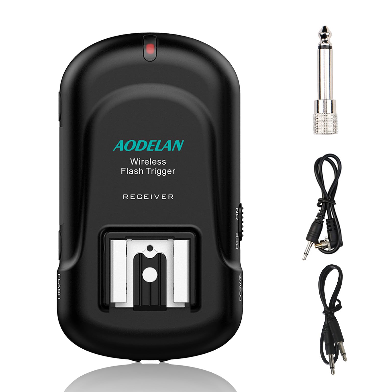 Aodelan Flash Trigger Receiver With Universal Hot Shoe For Canon, Nikon, Olympus, Panasonic, Pentax, Fuji, Samsung, Sony (Receiv
