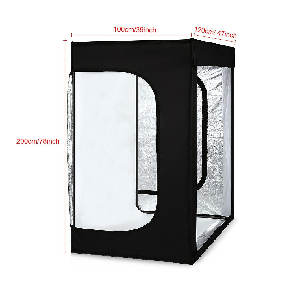 Professional Photo Light Box Photography Studio Dimmable Led Large Shooting Tent Cube 47X39X78Inch Video Continuous Lighting Lig