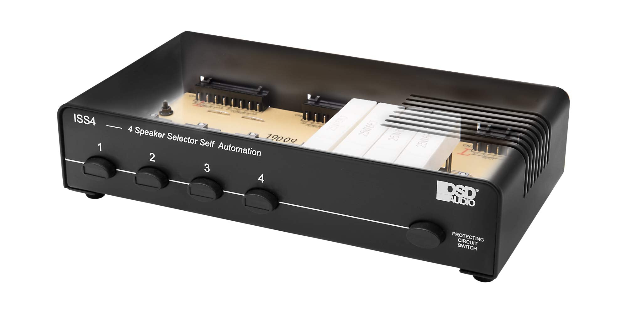 Osd Audio 4 Zone Speaker Selector Switch Impedance Protection Iss4