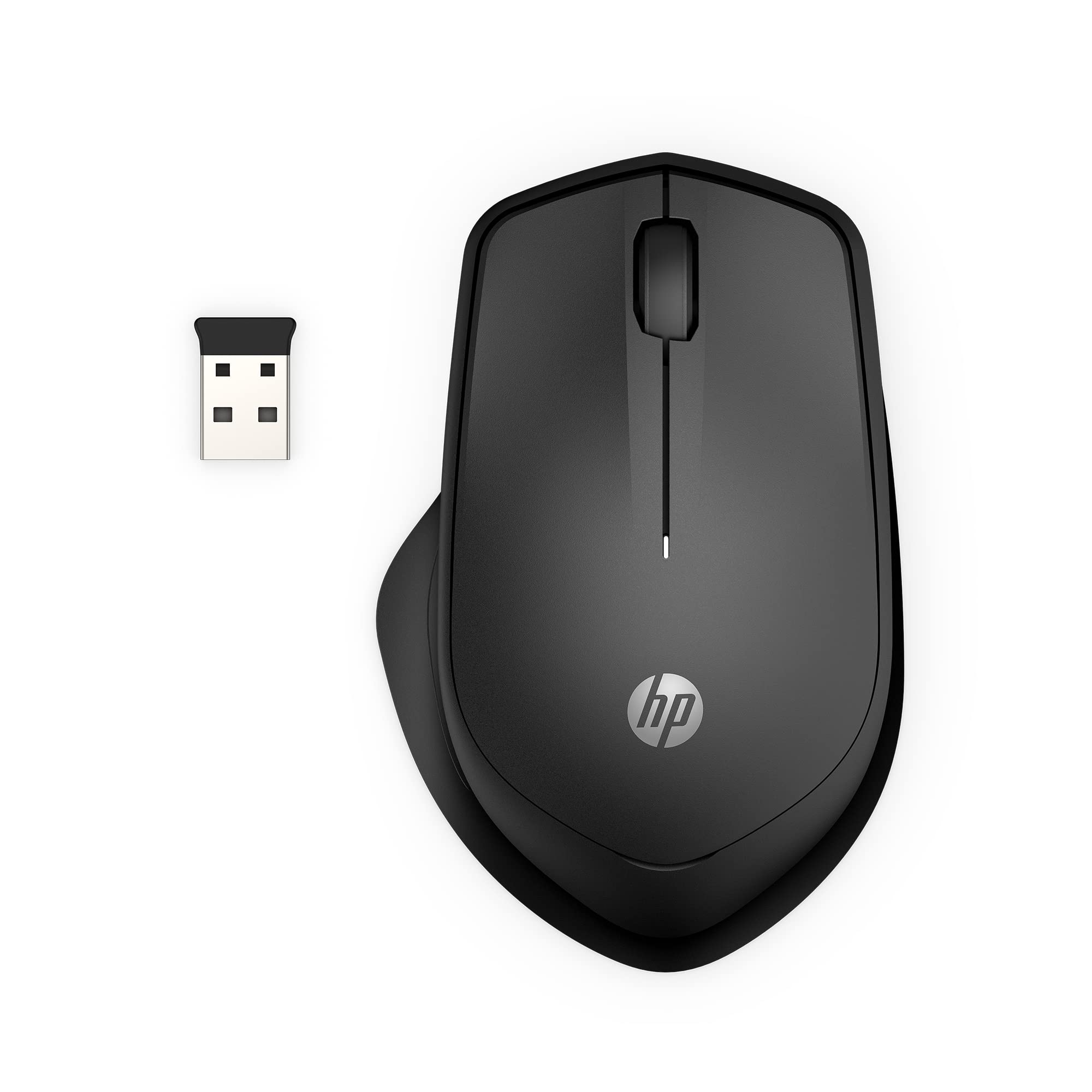 HP Wireless Silent 280M Mouse - Ergonomic Right-Handed Design, 18 Month Battery Life, and 2.4GHz Reliable Connection - Works for