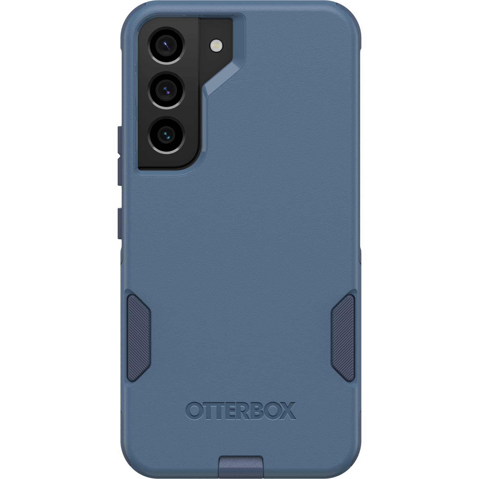 Otterbox Galaxy S22 Commuter Series Case   Rock Skip Way, Slim & Tough, Pocket Friendly, With Port Protection Blue