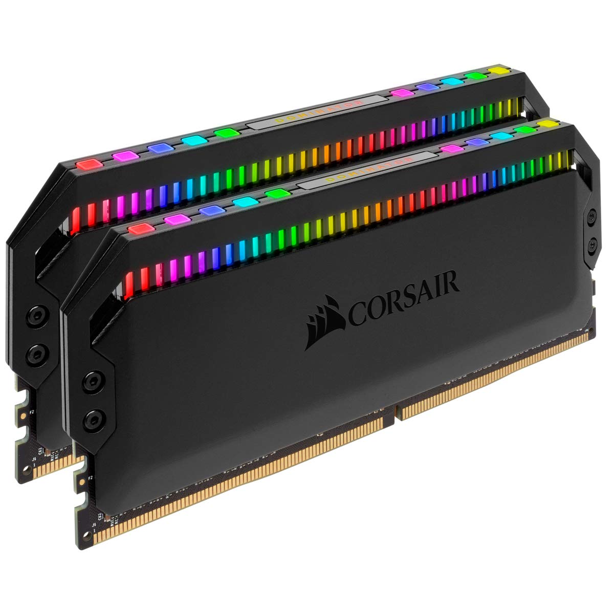 Corsair Dominator Platinum Rgb 16Gb (2X8Gb) Ddr4 3200 (Pc4-25600) C16 1.35V, Optimized For Amd Ddr4 Systems